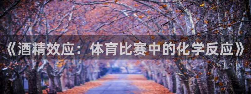 领航国际3平台注册：《酒精效应：体育比赛中的化学反应》